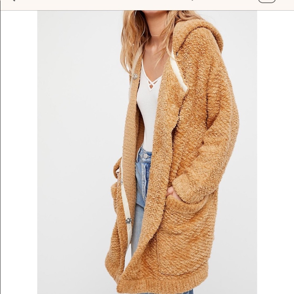 Free People cozy sweater coat